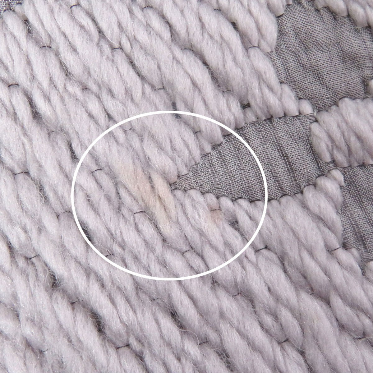 Louis Vuitton Scarf M74742 Wool Light Purple Esharp Logomania