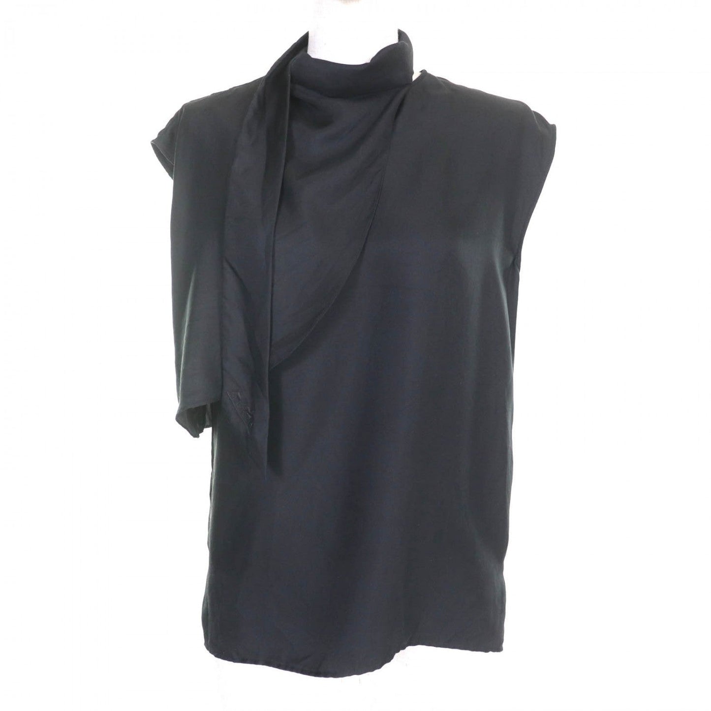 Hermes Tops 3H0605Dg Silk Black 34