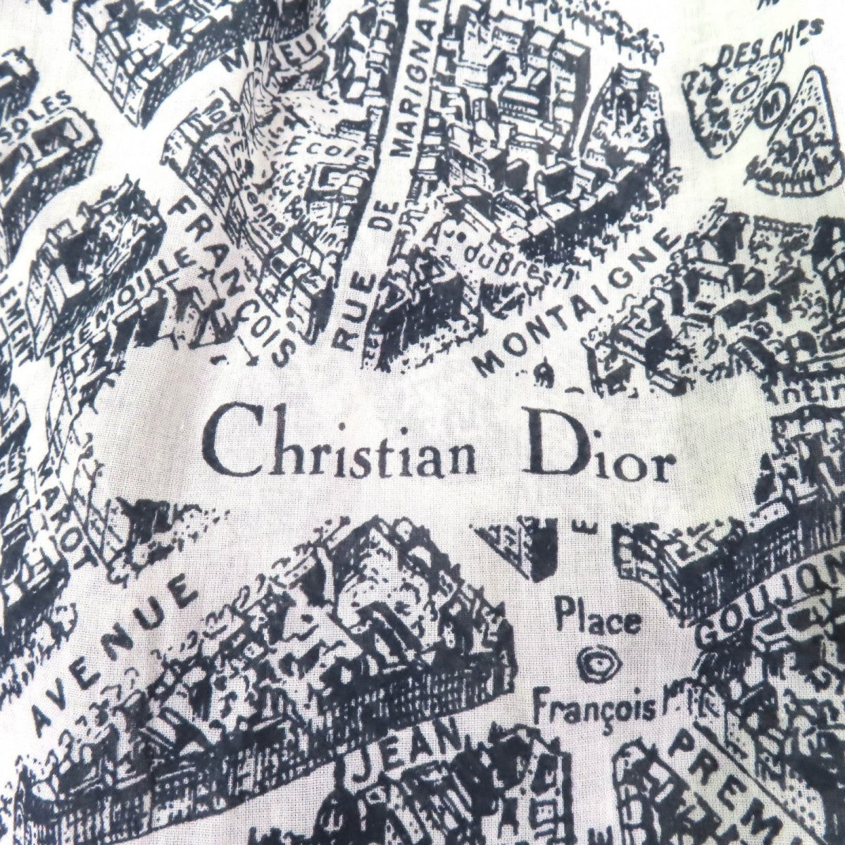 Christian Dior Skirt 351J90A3294 Cotton White Black 38