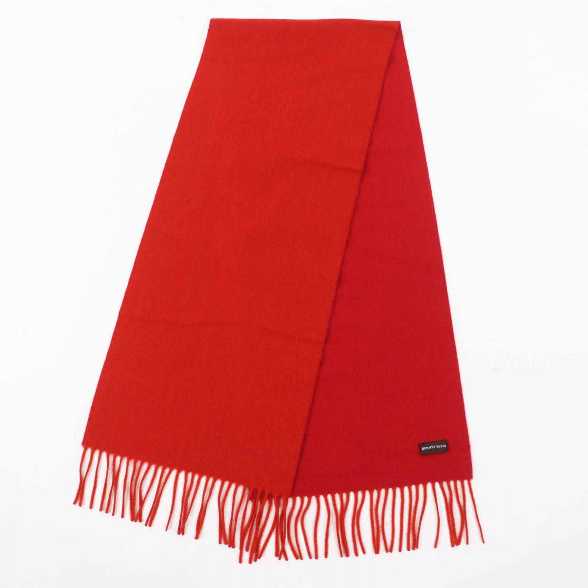Hermes Scarf Cashmere Orange Red