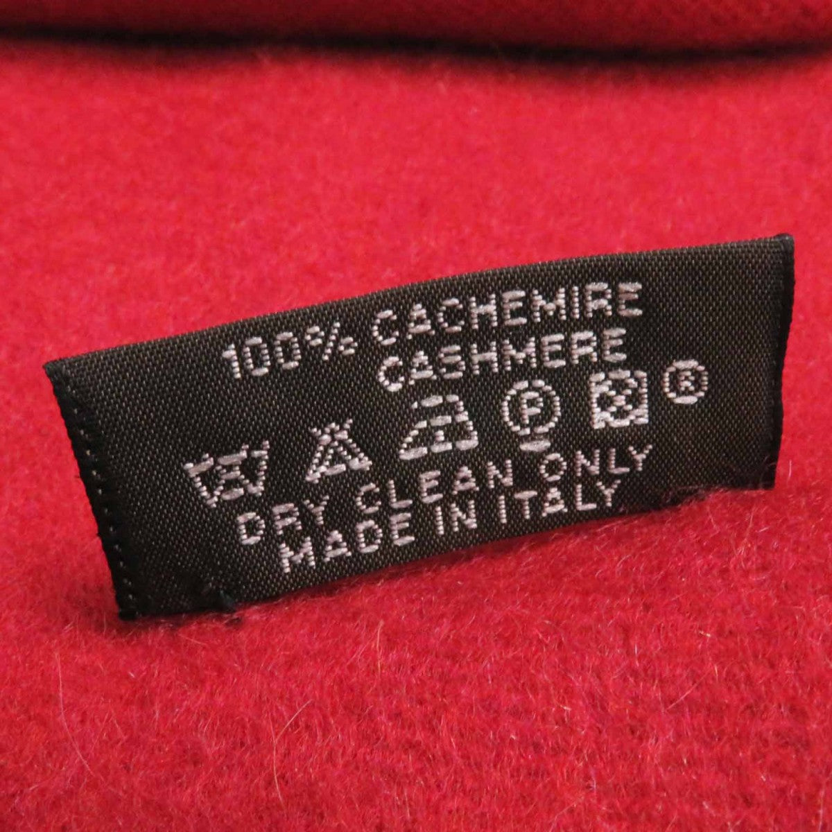 Hermes Scarf Cashmere Orange Red