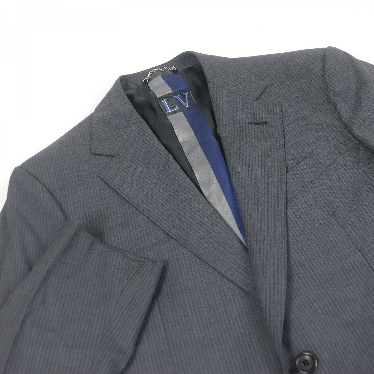 Louis Vuitton Suit Wool Gray 48