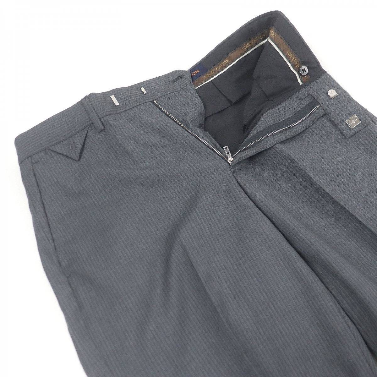 Louis Vuitton Suit Wool Gray 48