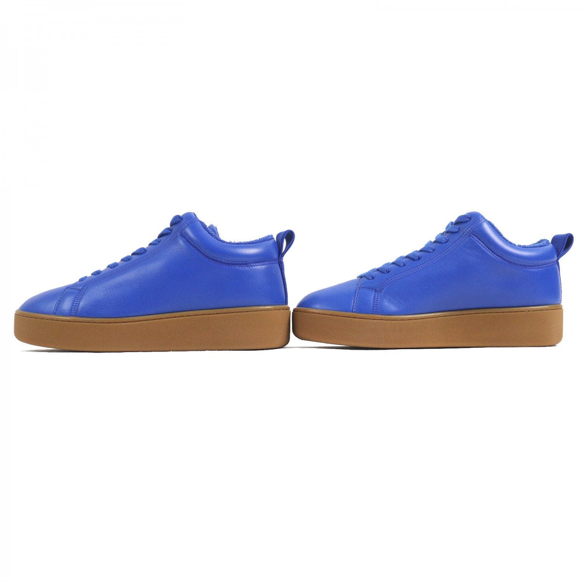 Bottegaveneta Low Cut Sneakers 651427 Leather Blue Quilt 40