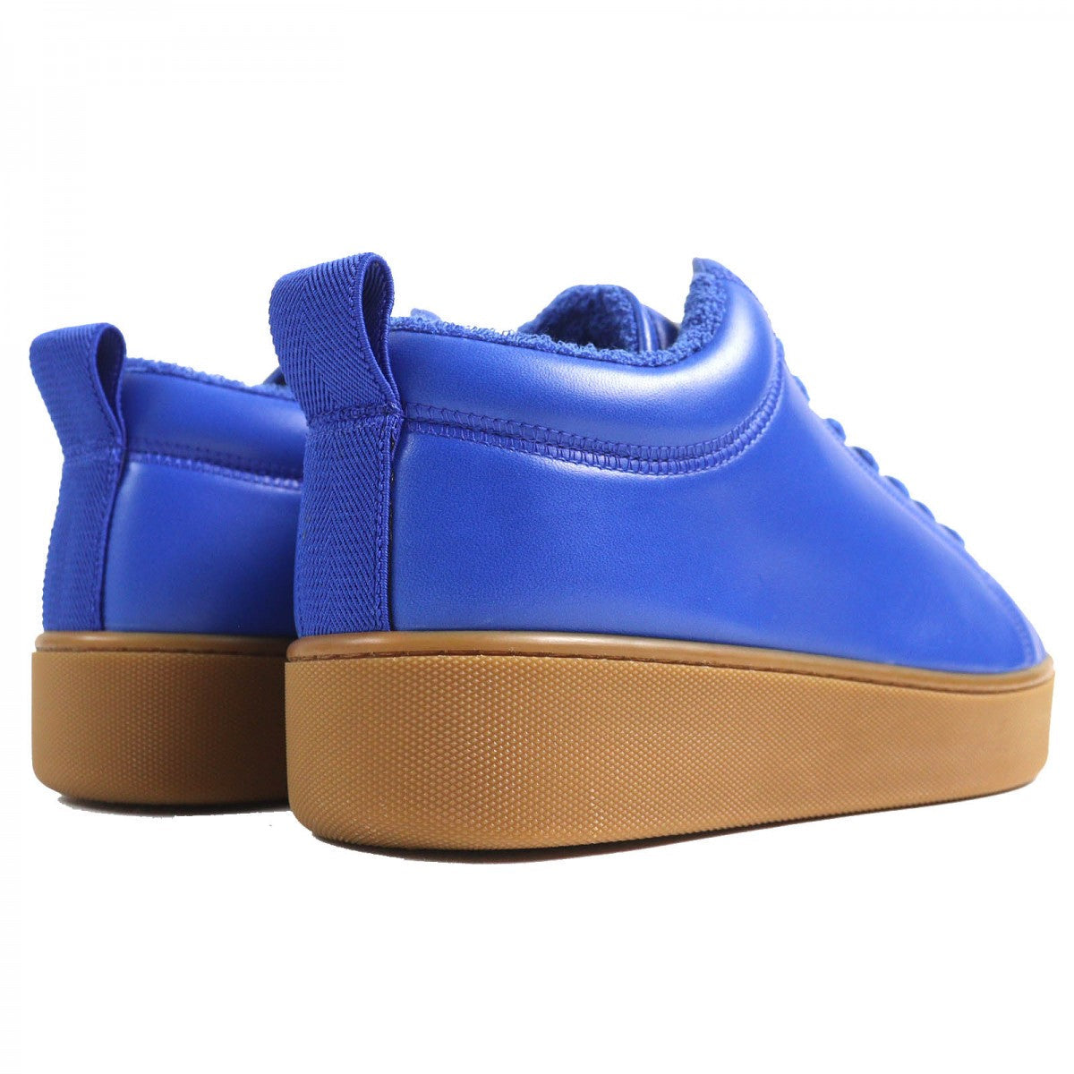 Bottegaveneta Low Cut Sneakers 651427 Leather Blue Quilt 40