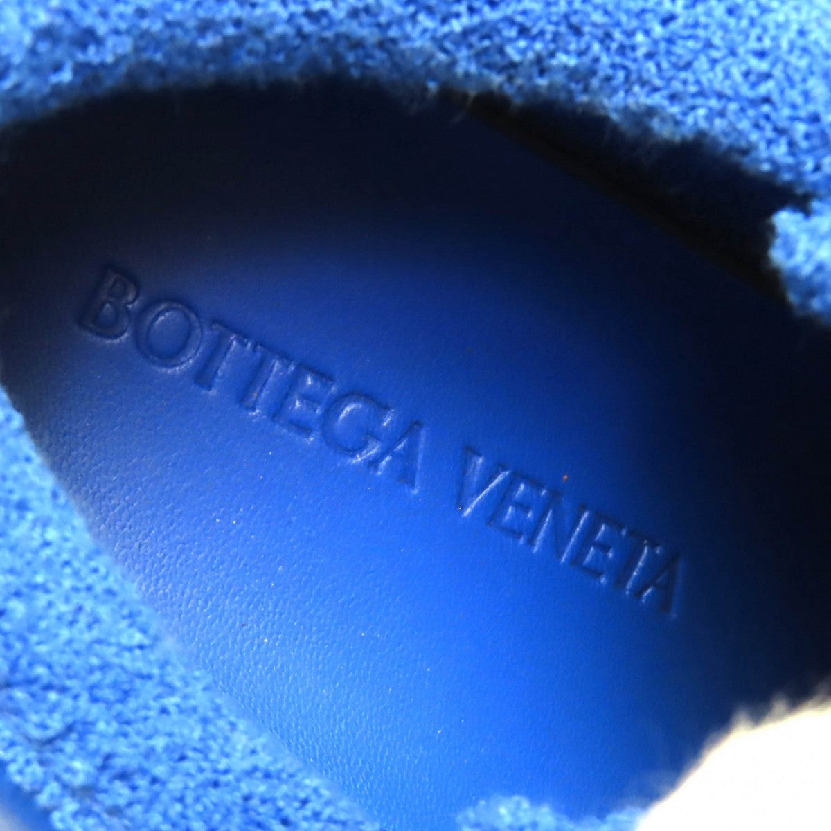 Bottegaveneta Low Cut Sneakers 651427 Leather Blue Quilt 40