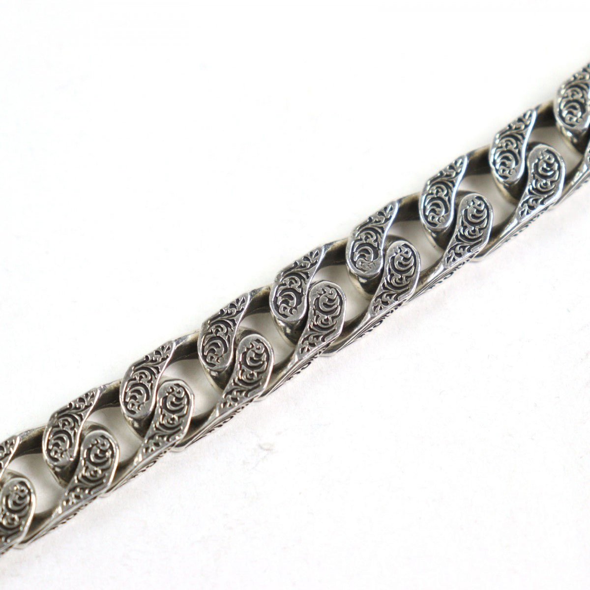Gucci Bracelet 454285 Ag925 Silver Interlocking G Silver Chain Bracelet 17