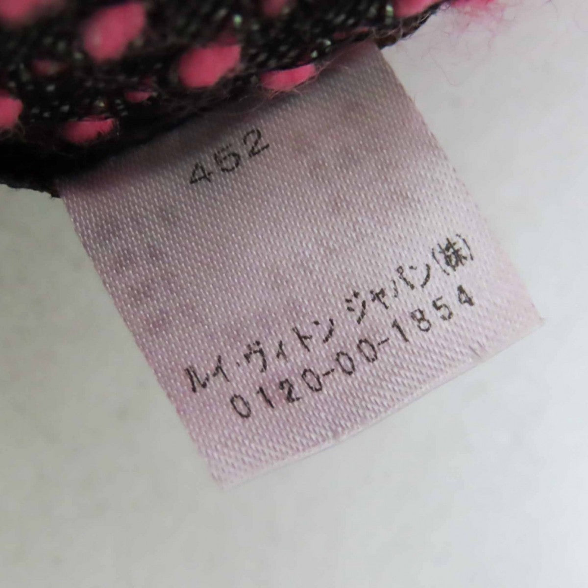 Louis Vuitton Scarf M76070 Wool Rose Pop Escalp Logo Mania Shine