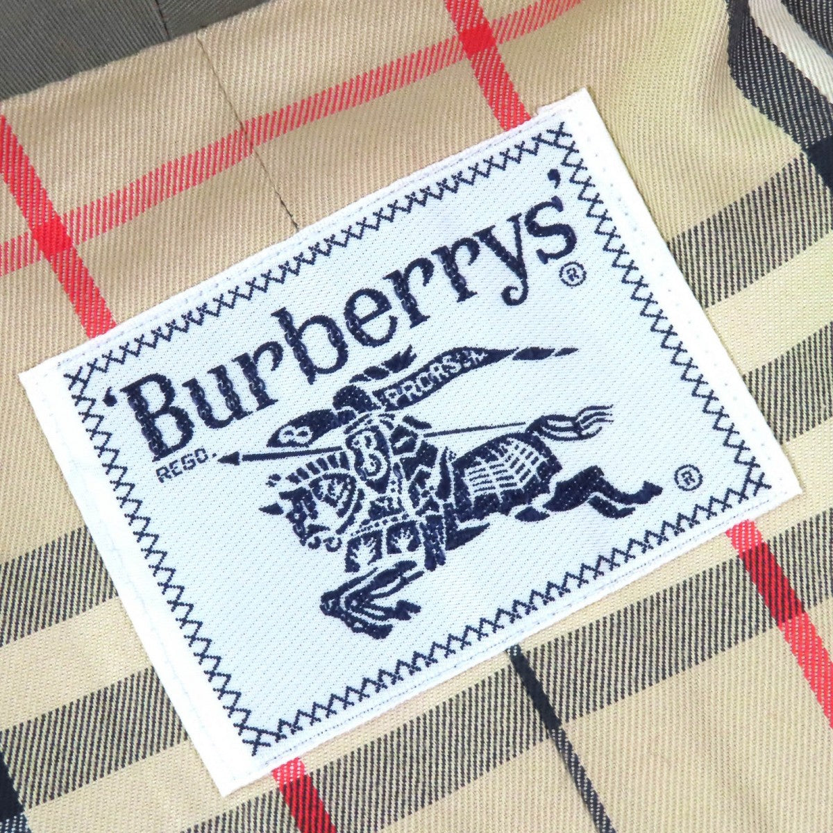 Burberry Trench Coat Cotton Iridescent L