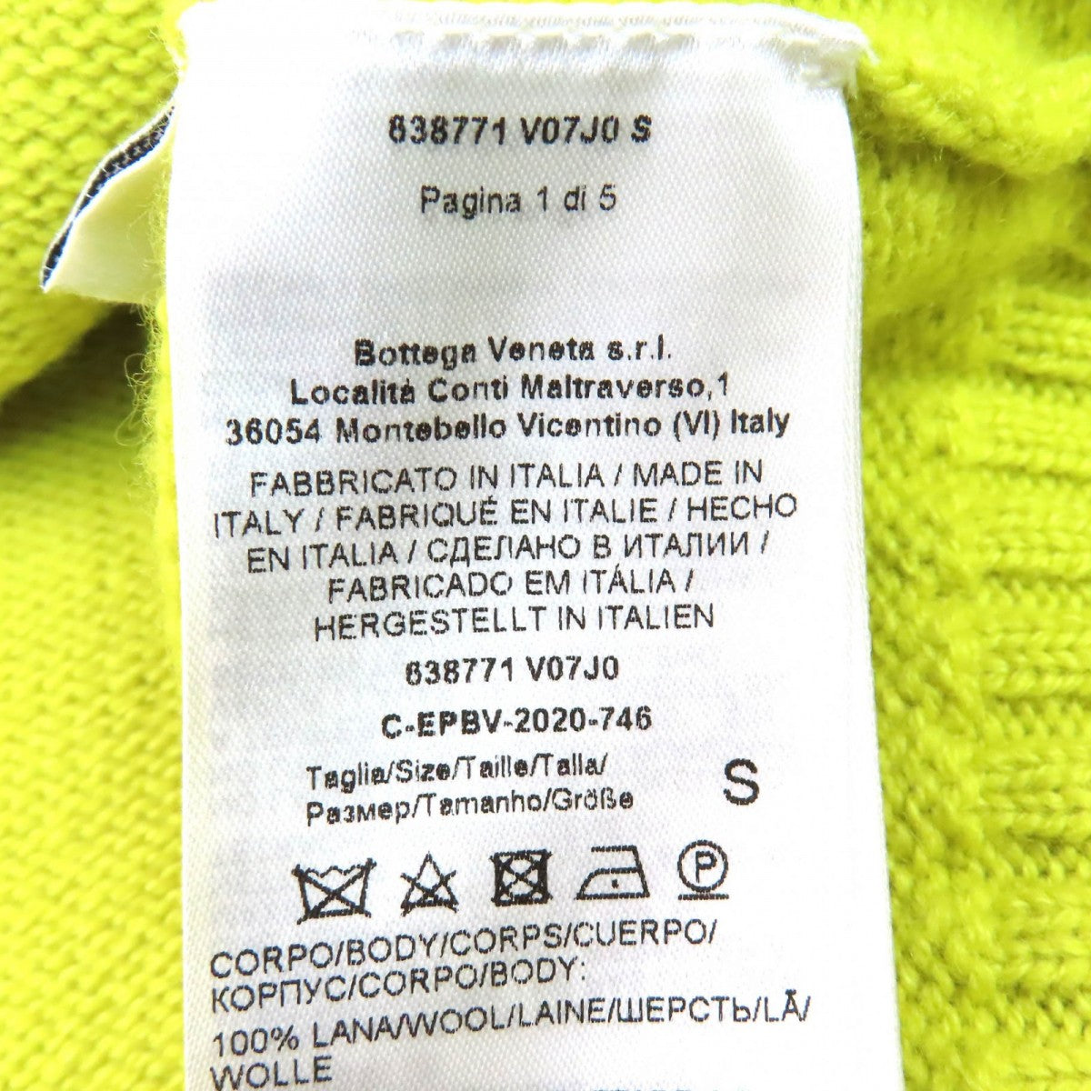 Bottegaveneta Knit 638771 Main