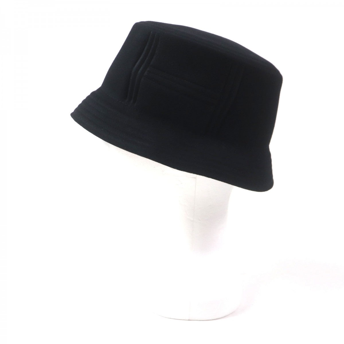 Hermes Hat Wool Black Dalton