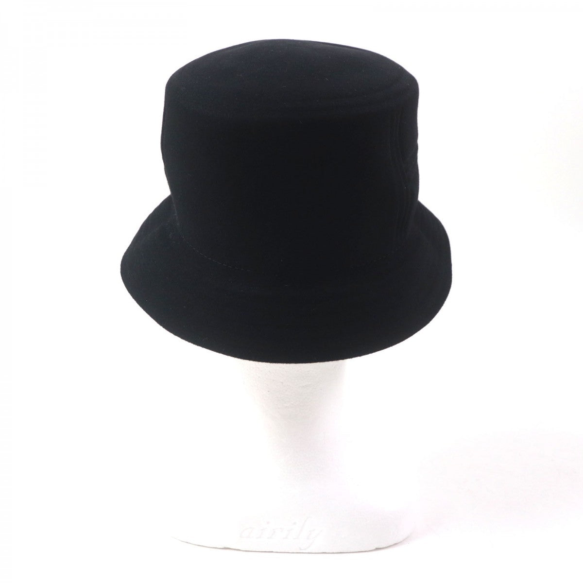 Hermes Hat Wool Black Dalton