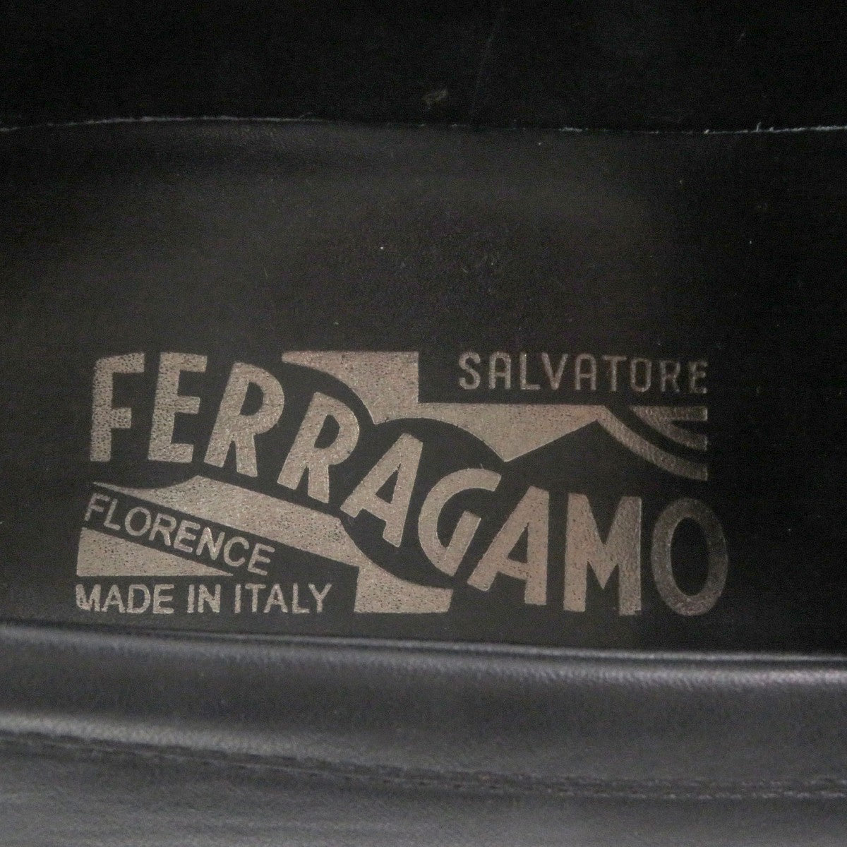 Salvatore Ferragamo Loafers Leather Black 7.5