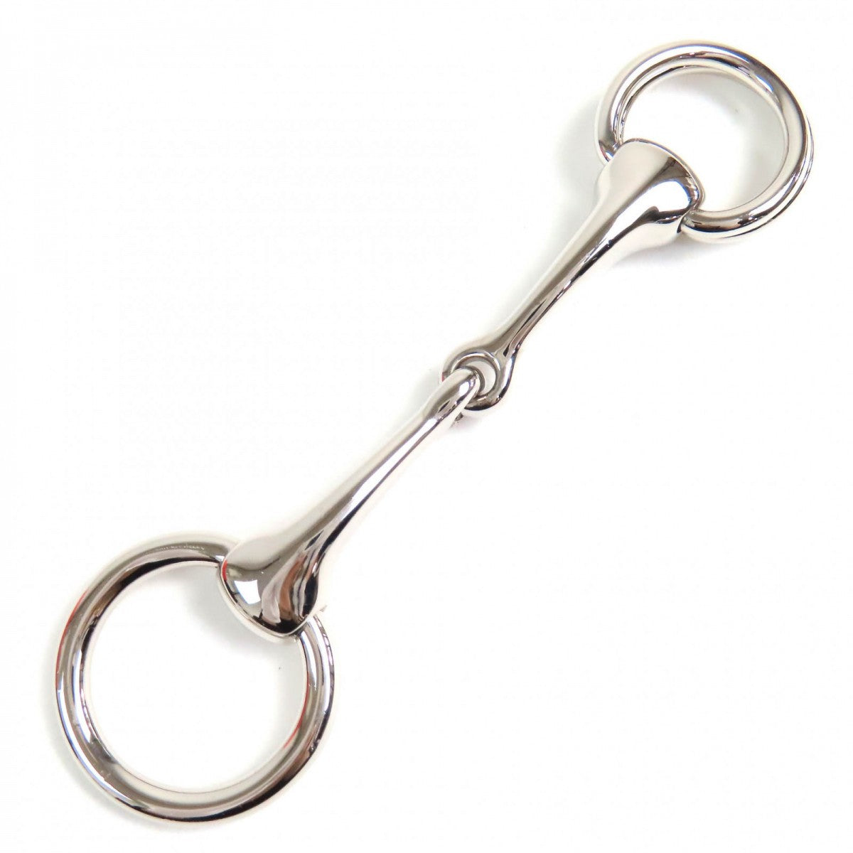 Hermes Scarf Ring Metal Silver