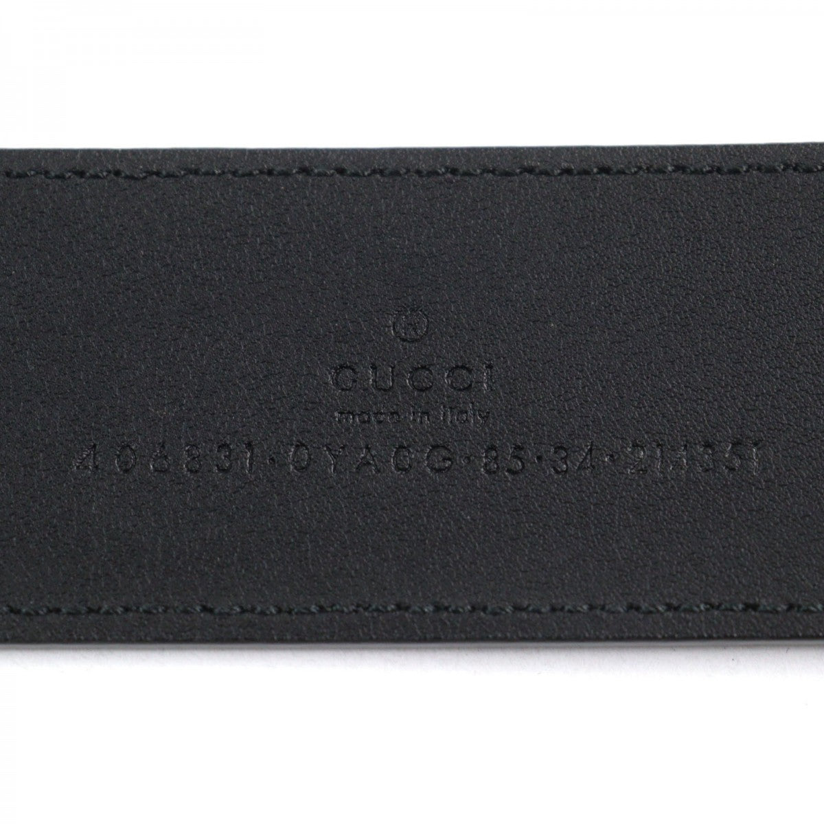 Gucci Belt 406831 Leather Black Gg Marmont