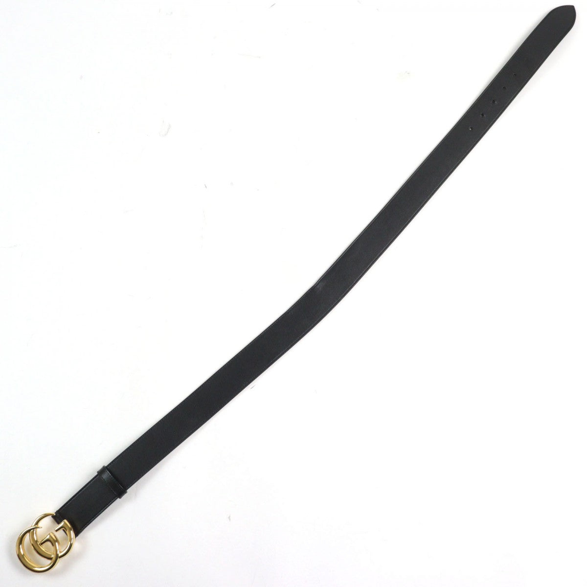 Gucci Belt 406831 Leather Black Gg Marmont