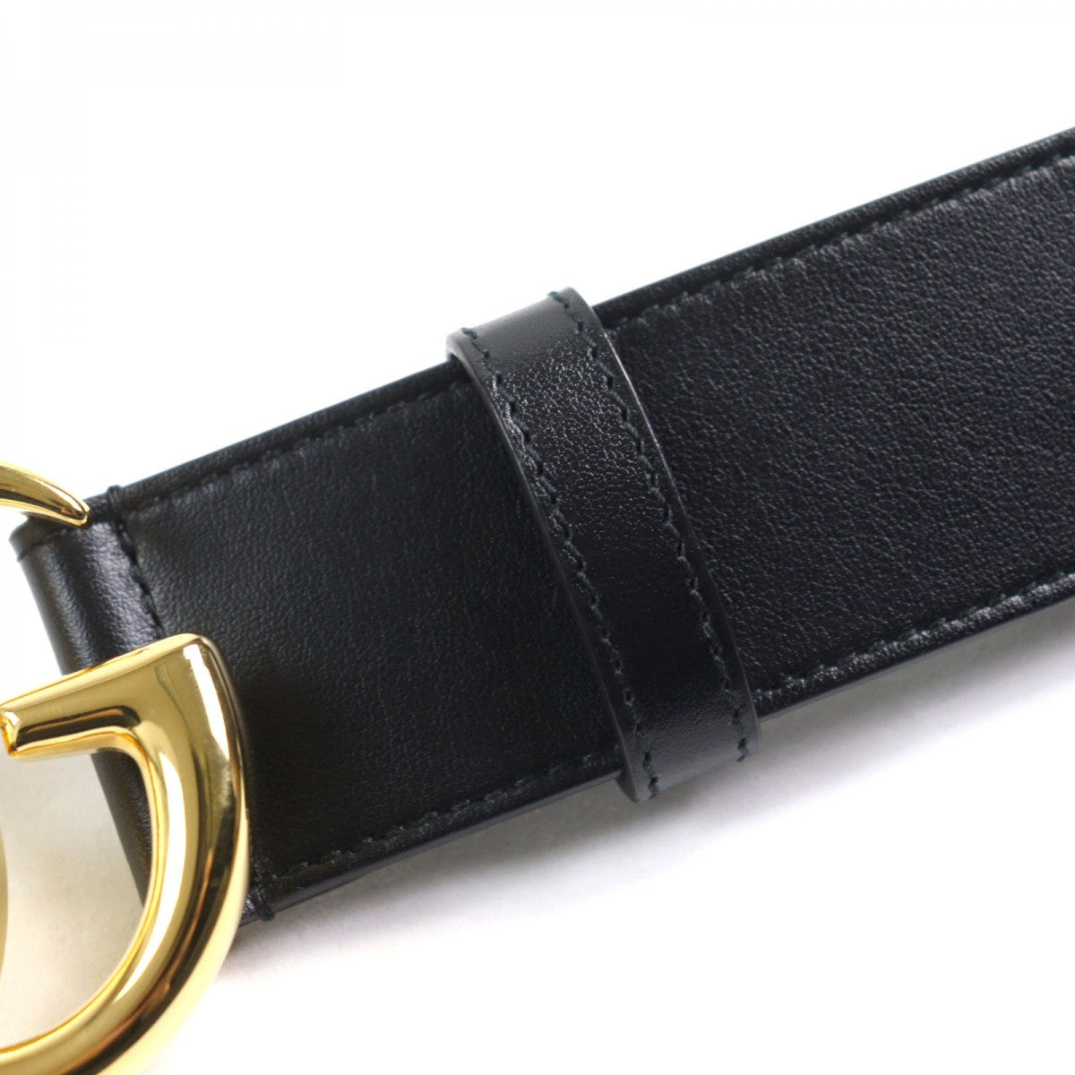 Gucci Belt 406831 Leather Black Gg Marmont