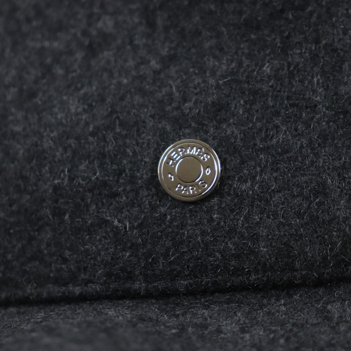 Hermes Hat Cashmere Gray Crude Cell 57
