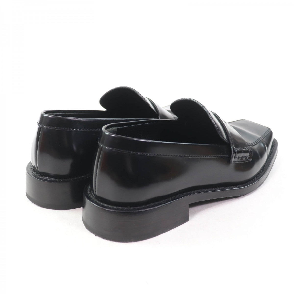 Louis Vuitton Loafers Leather Black The Connery Line 35.5