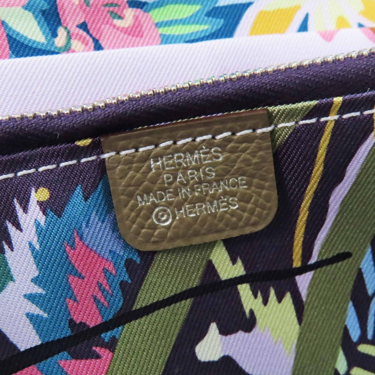 Hermes Long Wallet Purse Mainfepsom Etope Azap Long Silk Inn Women