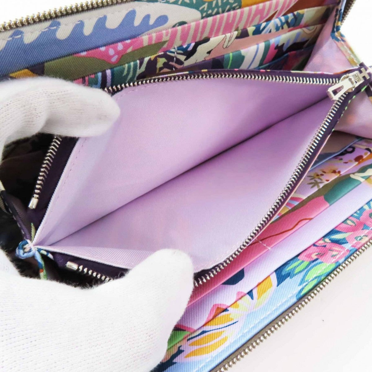 Hermes Long Wallet Purse Mainfepsom Etope Azap Long Silk Inn Women