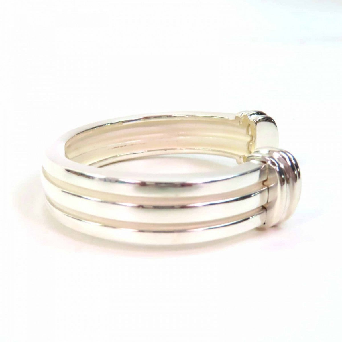 Tiffany&Co. Bangle Sv925 Silver Atlas Grooved Cuff Atlas Grooved Cuff