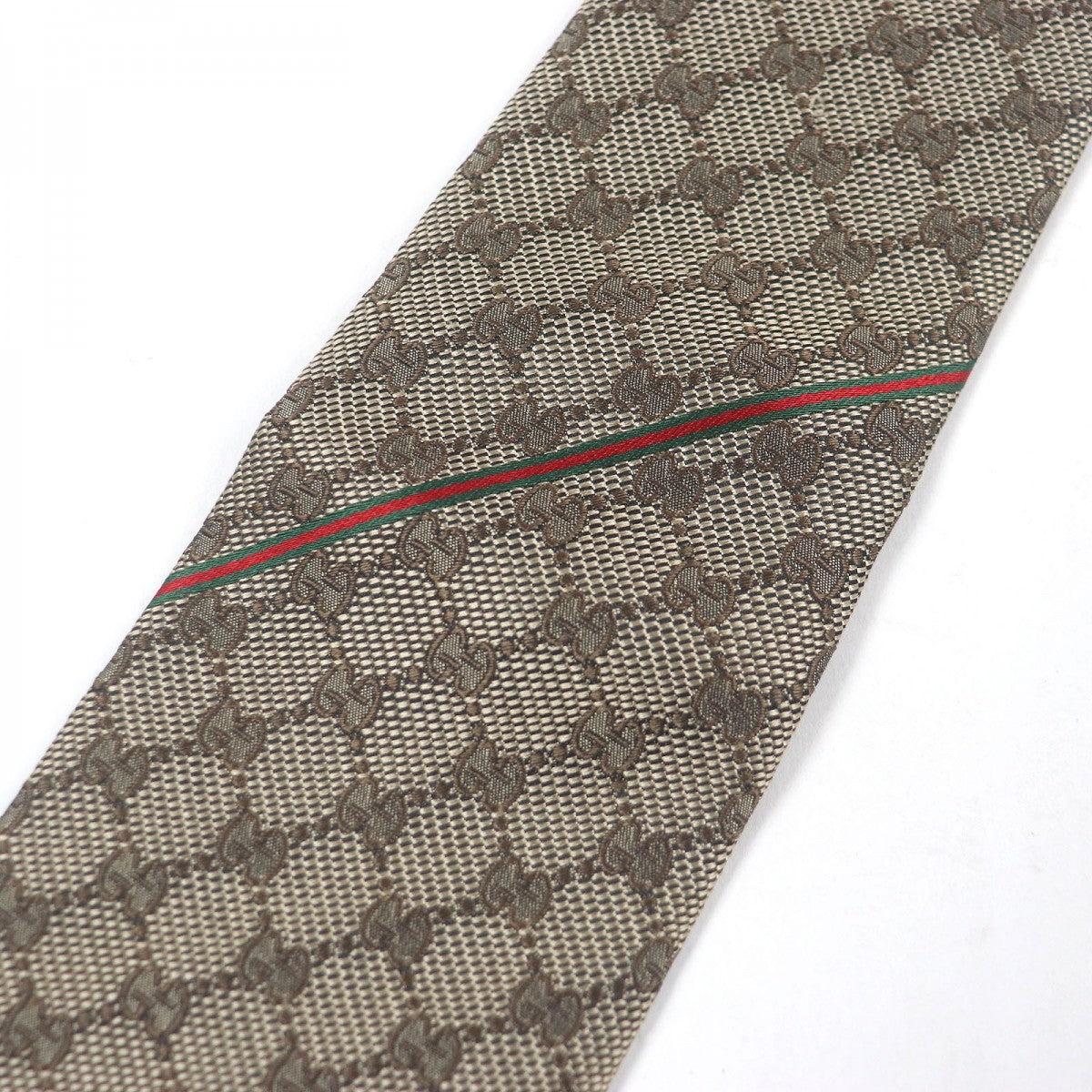 Gucci Tie 221582 Silk Beige
