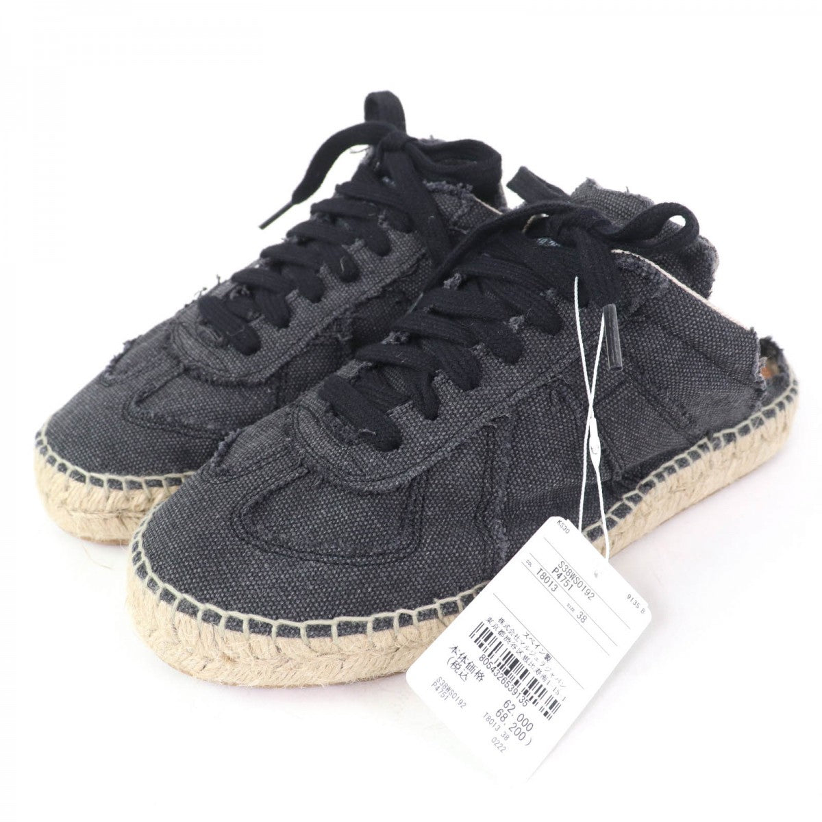 Maison Margiela Sandals S38Ws0192 Cotton Black Women 38
