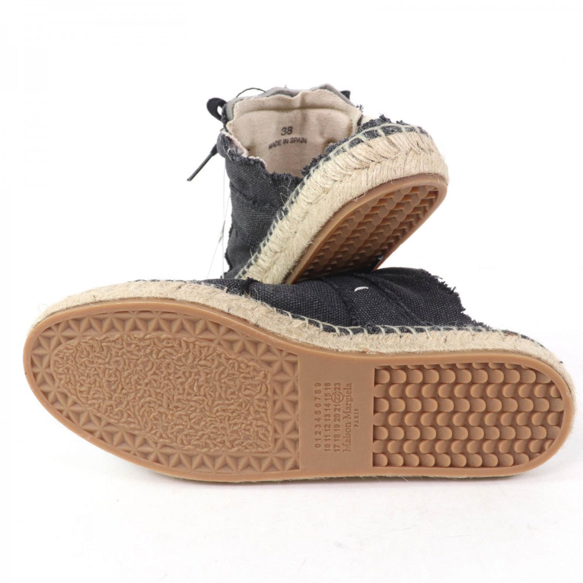 Maison Margiela Sandals S38Ws0192 Cotton Black Women 38