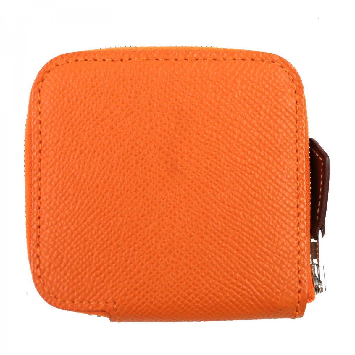 Hermes Coin Case Mainfepsom Orange Azap Mini Silk In Women