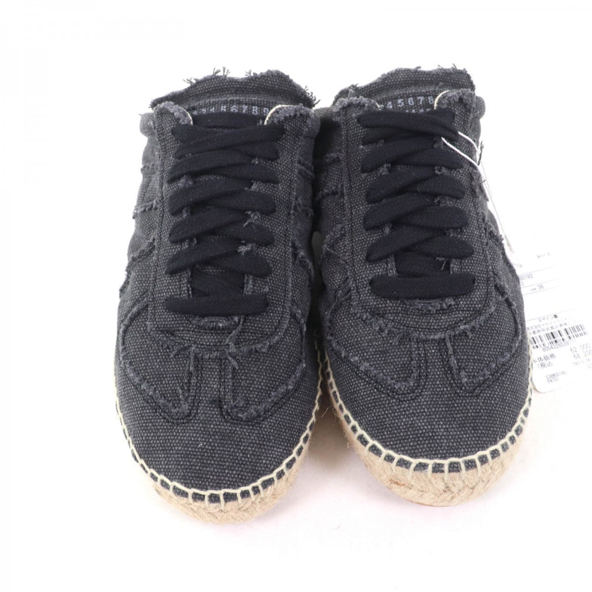 Maison Margiela Sneakers S38Ws0192 Cotton Black Sandals Women 36