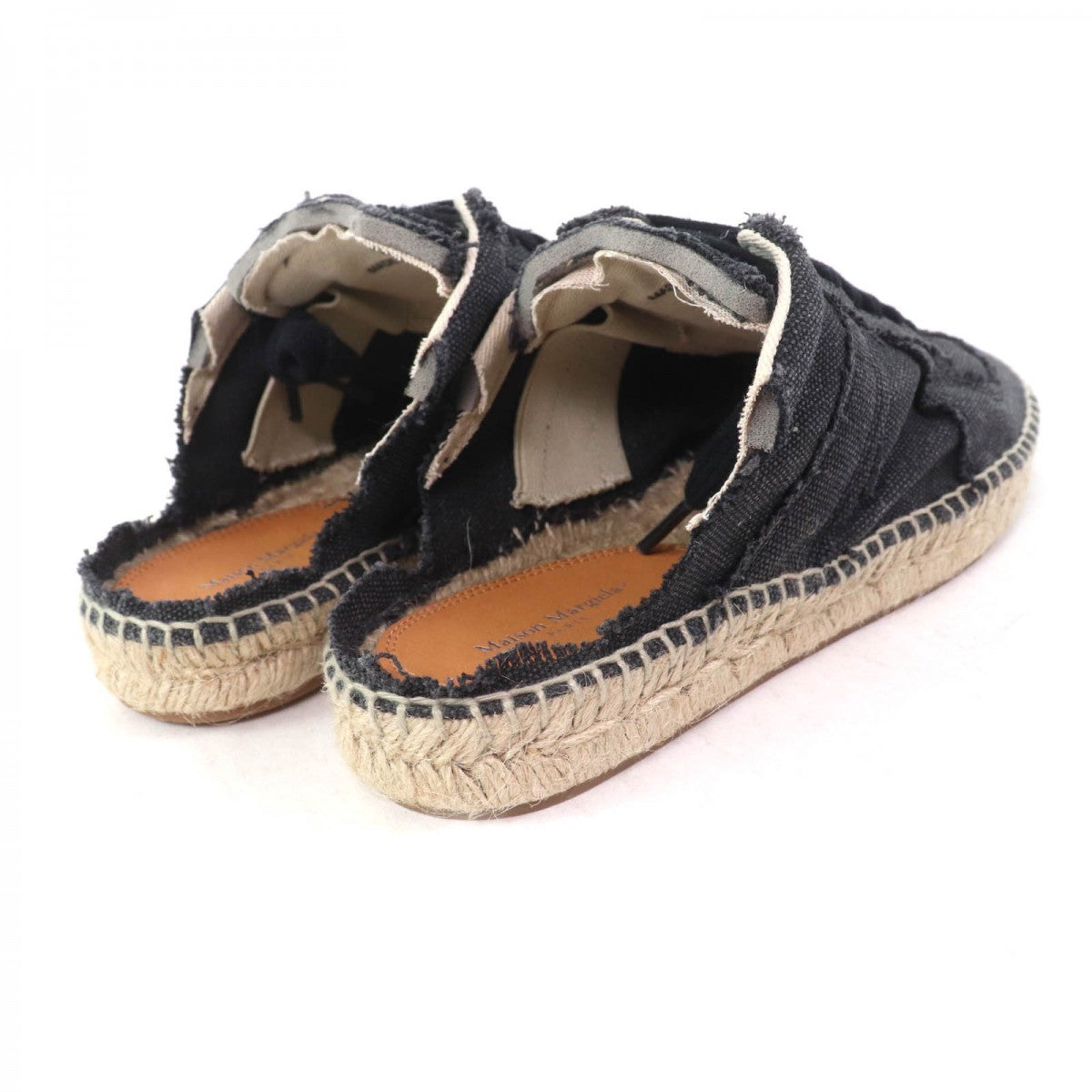 Maison Margiela Sneakers S38Ws0192 Cotton Black Sandals Women 37