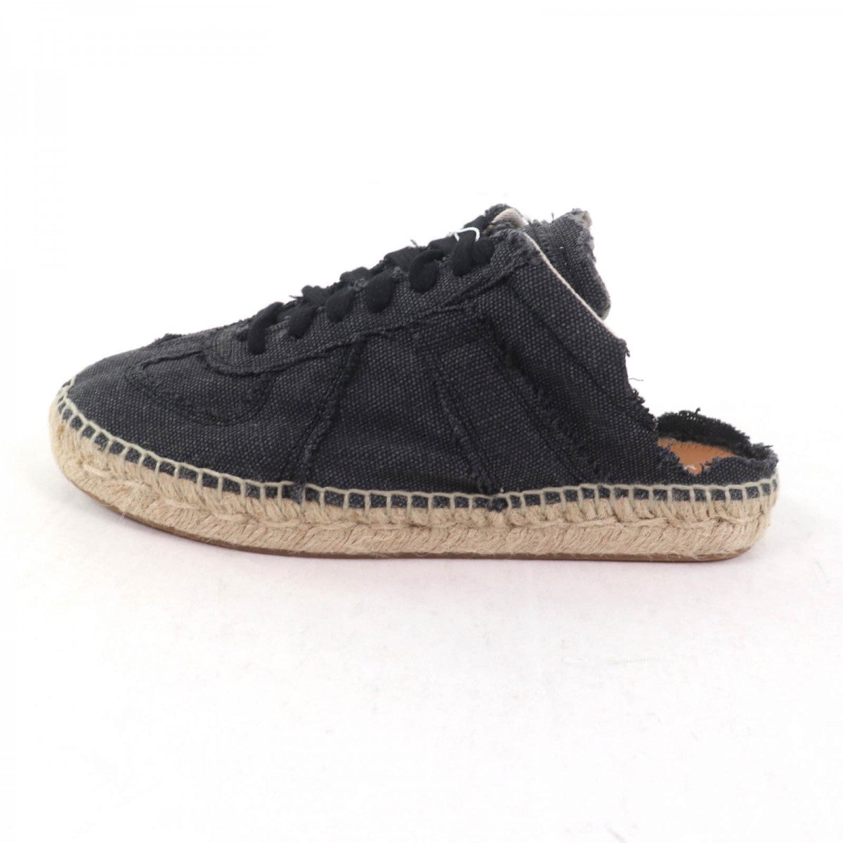 Maison Margiela Sneakers S38Ws0192 Cotton Black Sandals Women 37