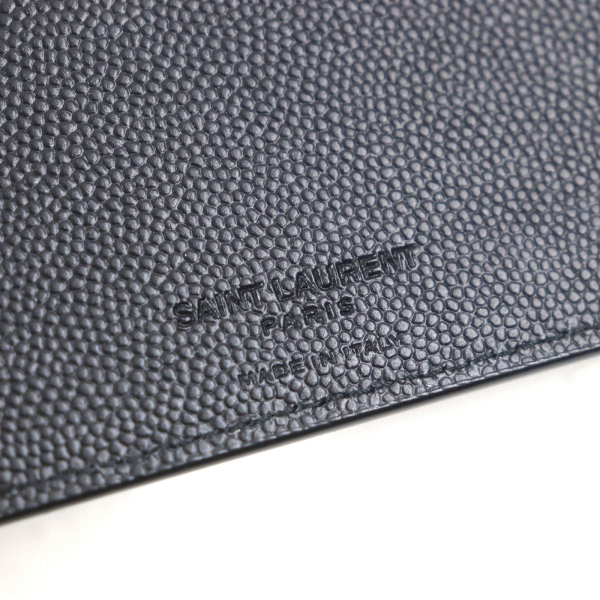Saint Laurent Paris Bifold Wallet 396307 Leather Black