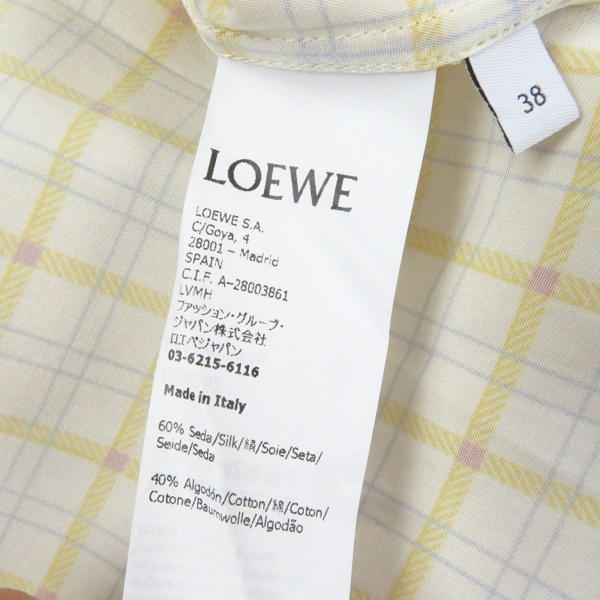 Loewe Long Sleeve Shirt H526Y05W76 Main