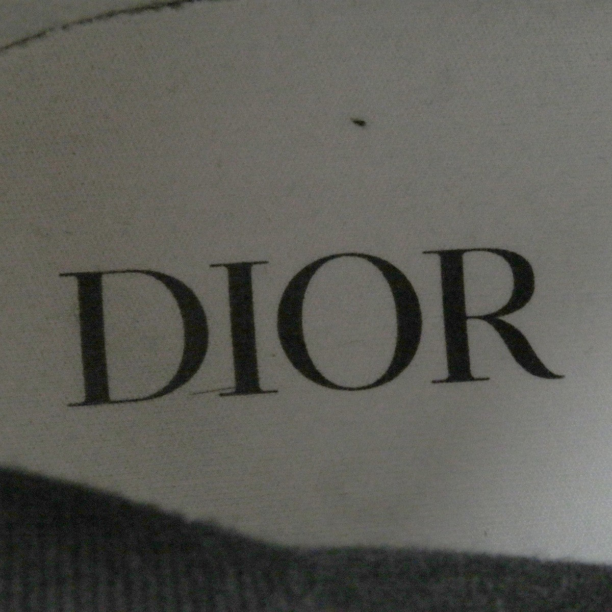 Dior Homme High Cut Sneakers Pvc, Canvas Black B23 Mens 41 1/2