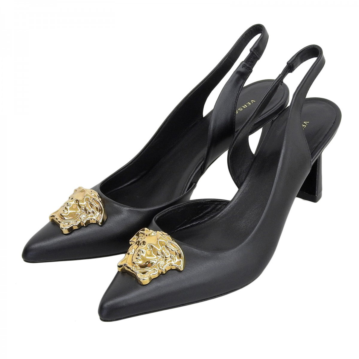 Versace Pumps 1009701 Leather Black 37