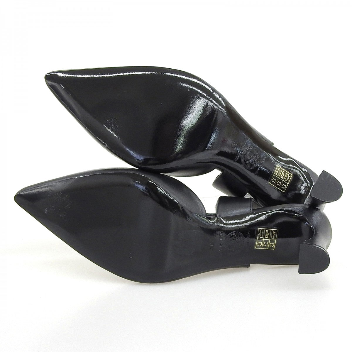 Versace Pumps 1009701 Leather Black 37