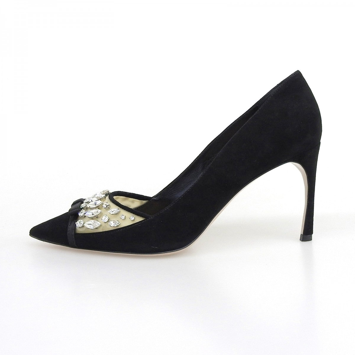 Miu Miu Pumps Suede Leather Black 37