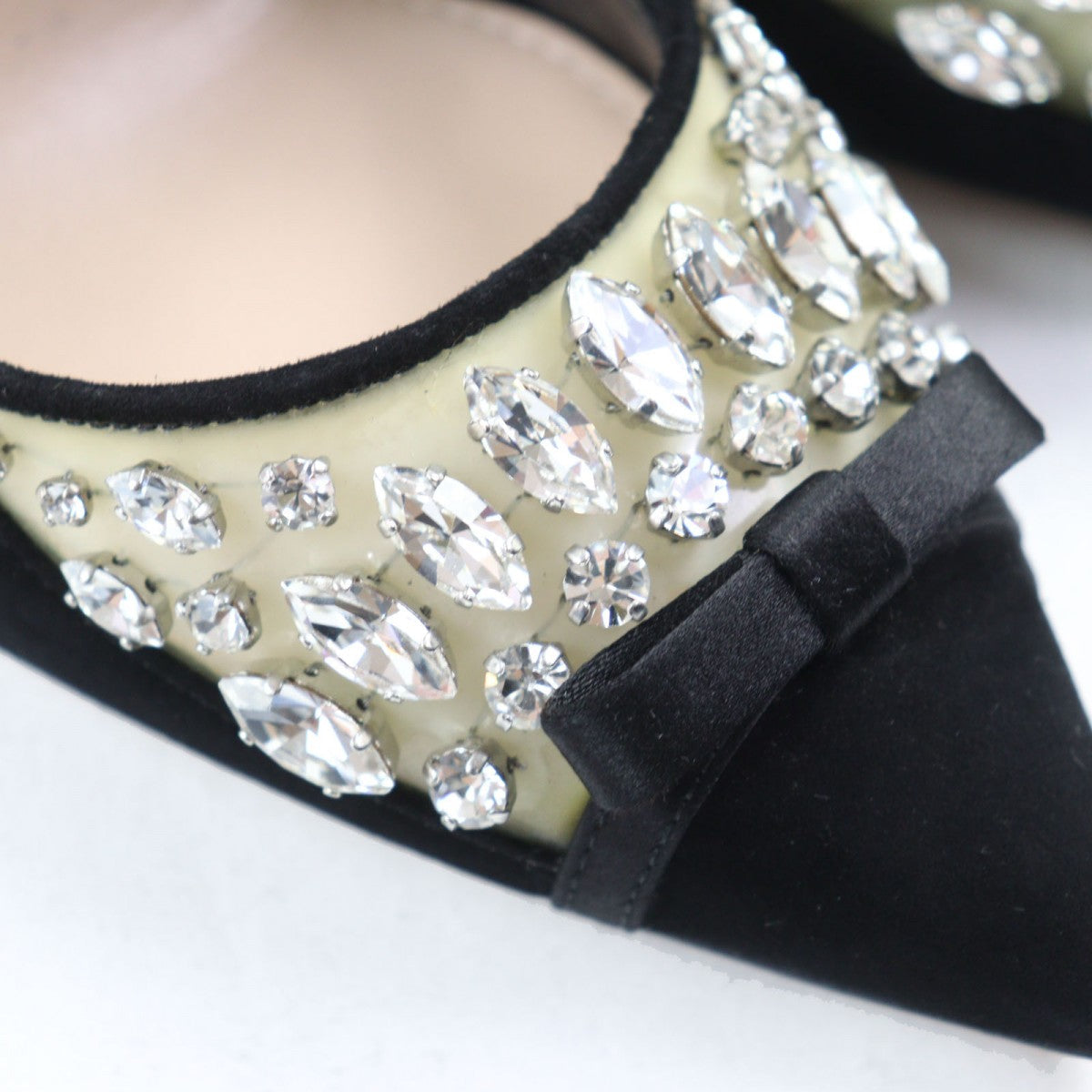 Miu Miu Pumps Suede Leather Black 37