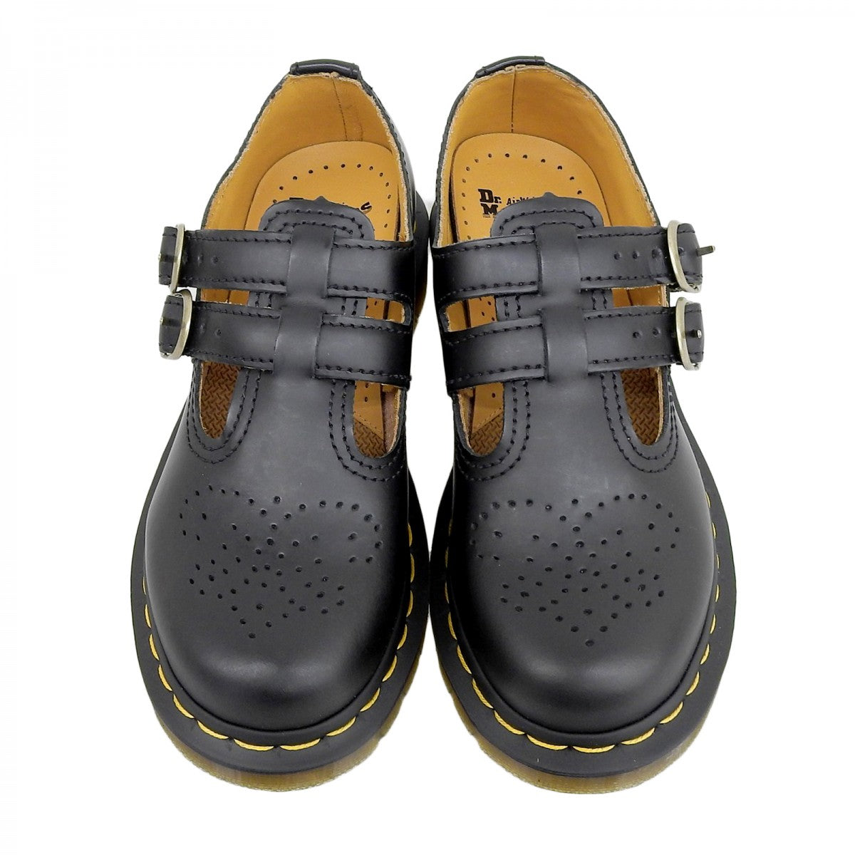 Dr.Martens Leather Shoes 12916 Leather Black Mary Jane 36