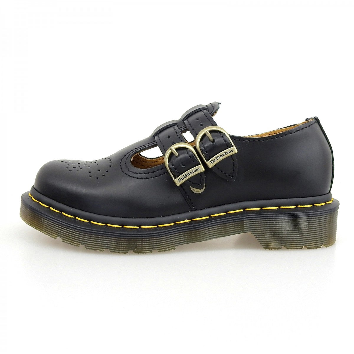 Dr.Martens Leather Shoes 12916 Leather Black Mary Jane 36