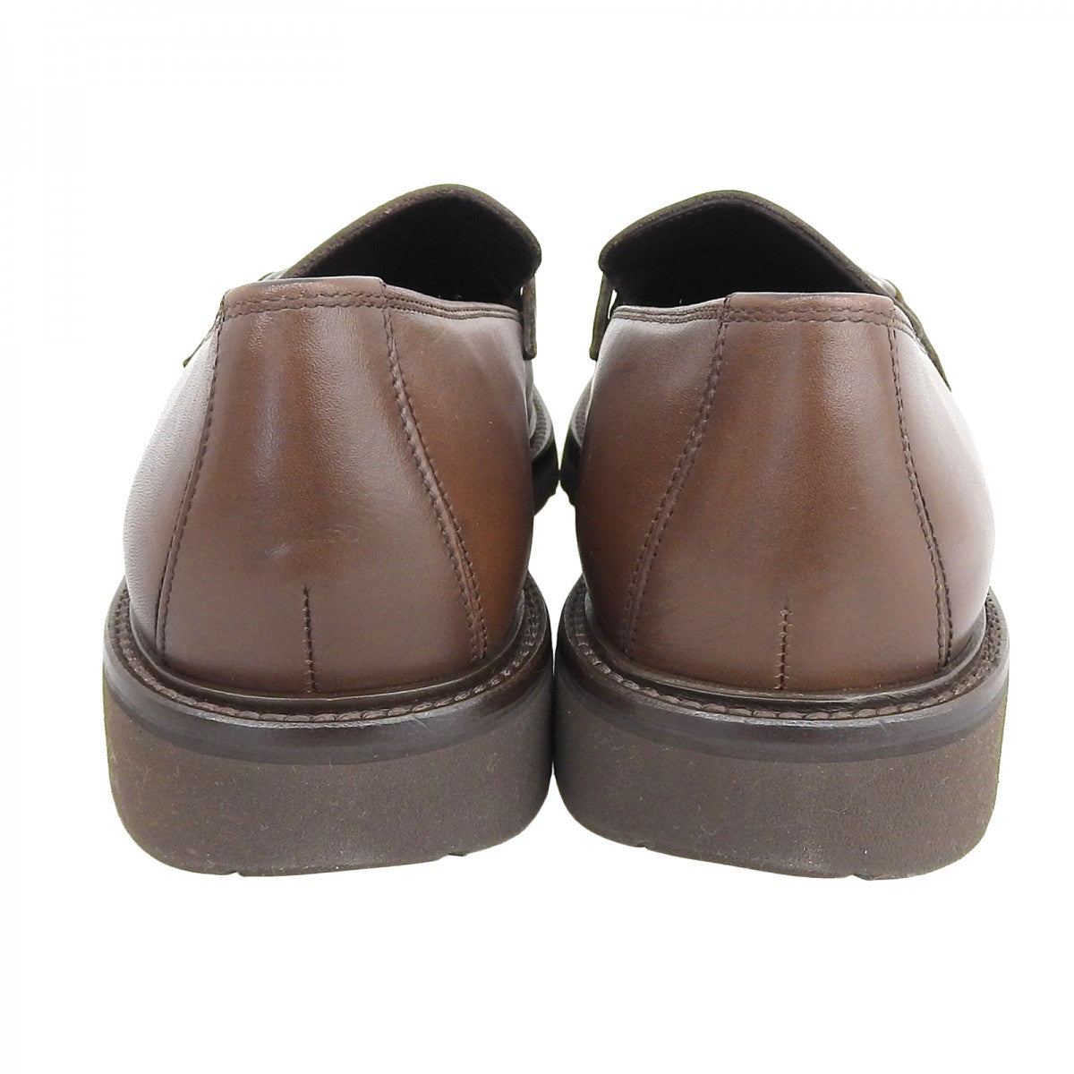 Salvatore Ferragamo Loafers 10382 Leather Brown Ganto 6