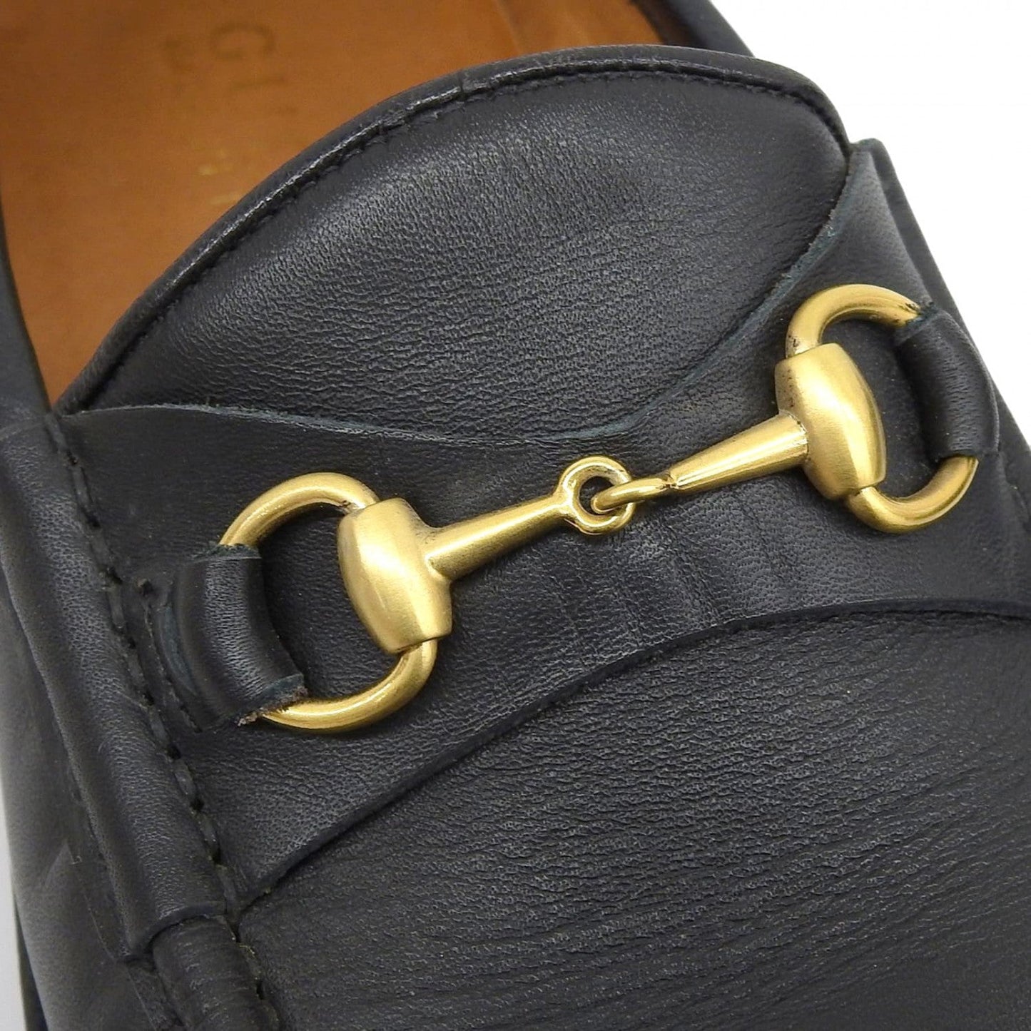 Gucci Loafers 101 6105 Leather Black 36.5