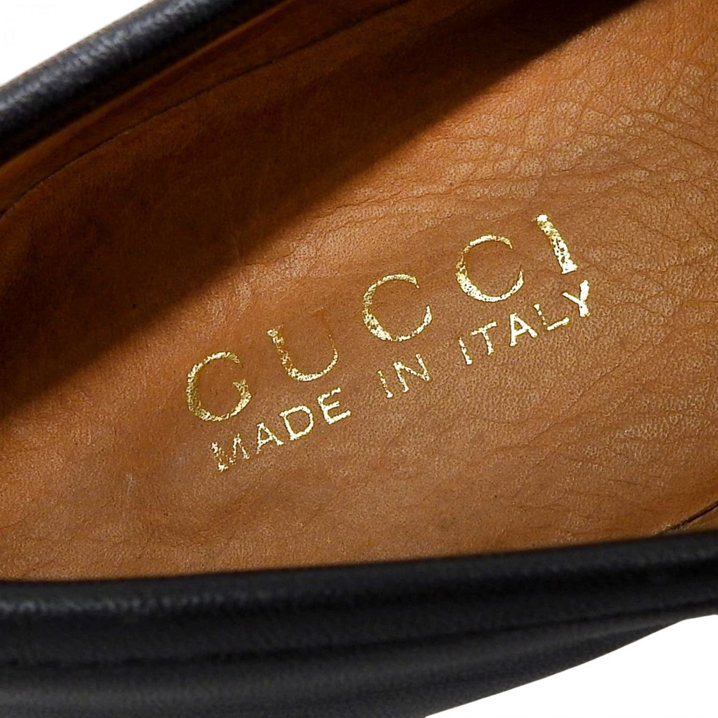 Gucci Loafers 101 6105 Leather Black 36.5