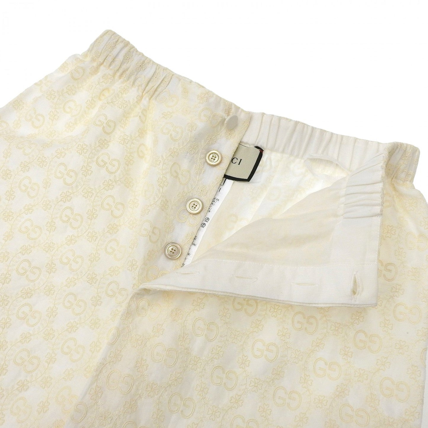 Gucci Shorts 627841 Cotton Off White 38