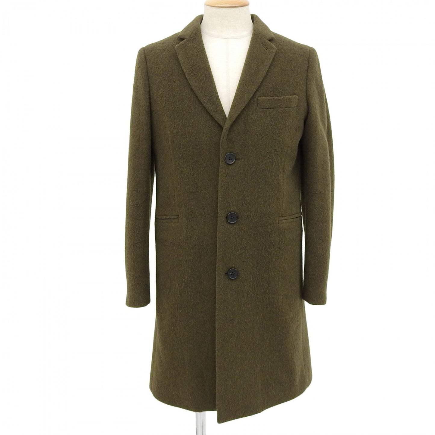 Ps Paul Smith Chester Coat Wool Khaki M