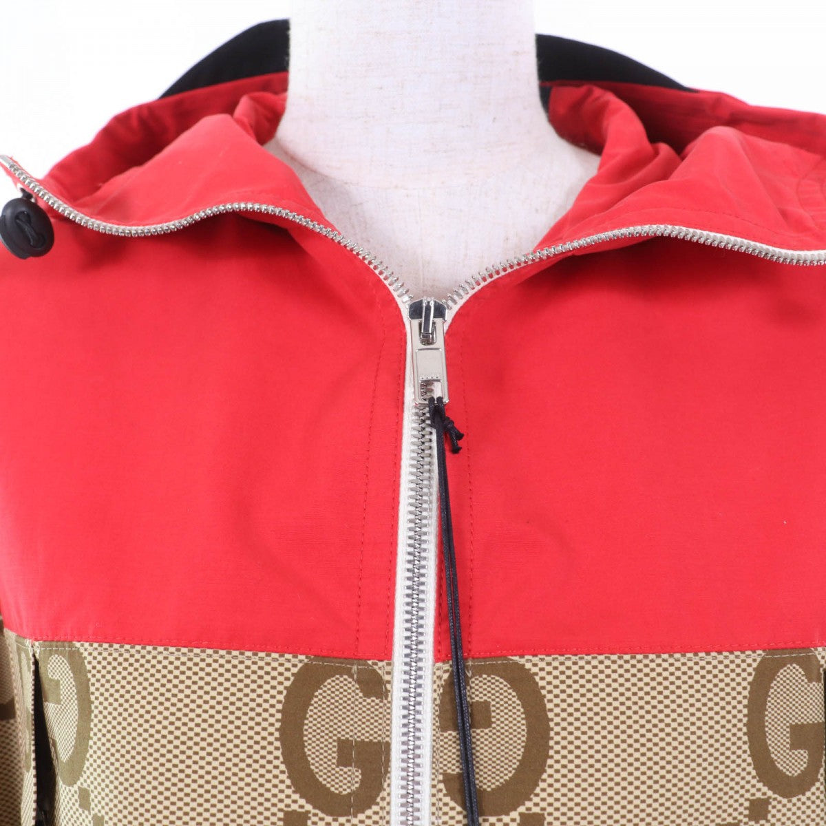 Gucci Coat 682981 Cotton Red Brown Tiger 40