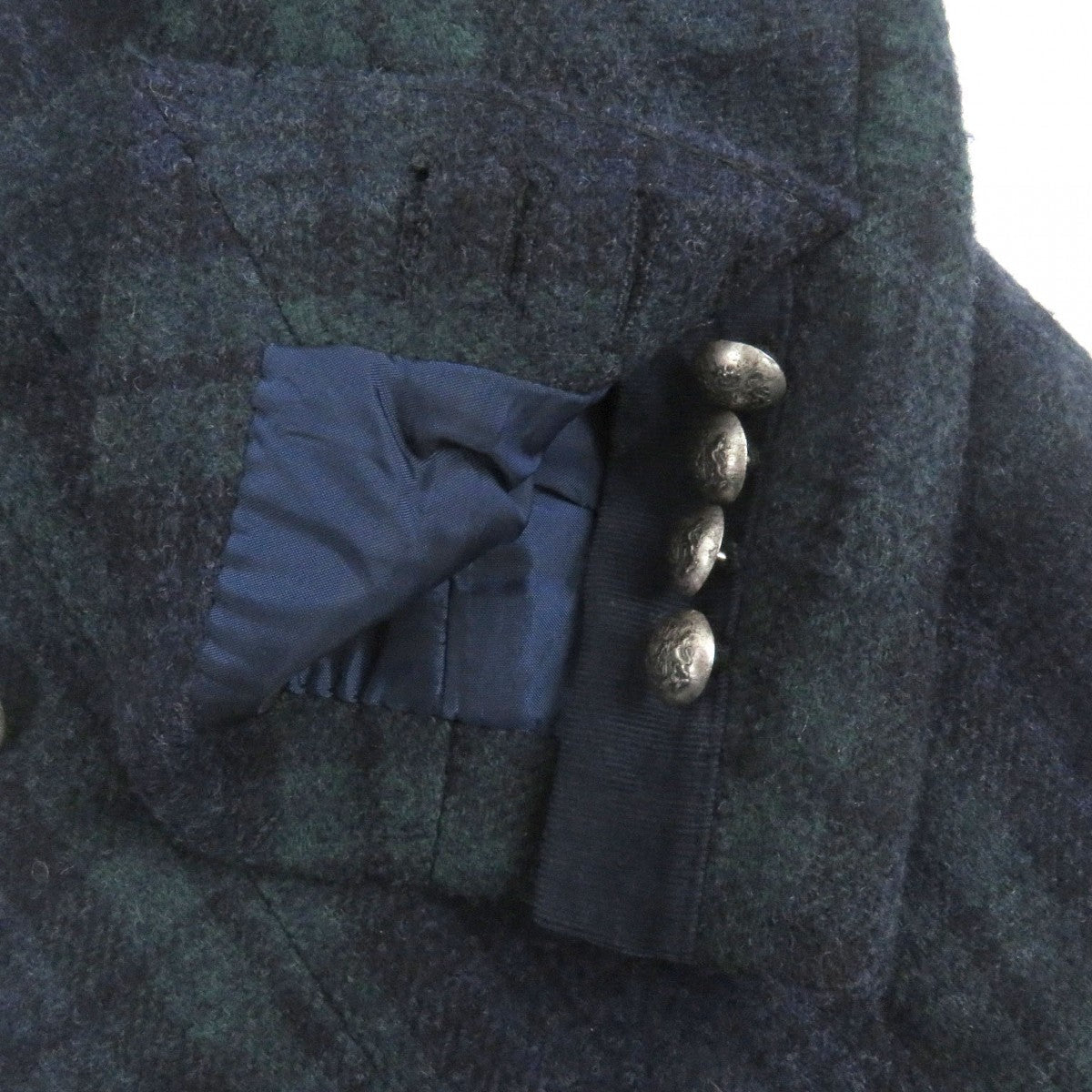 Tagliatore Tailored Jacket Hair Navy Green Brilla 44