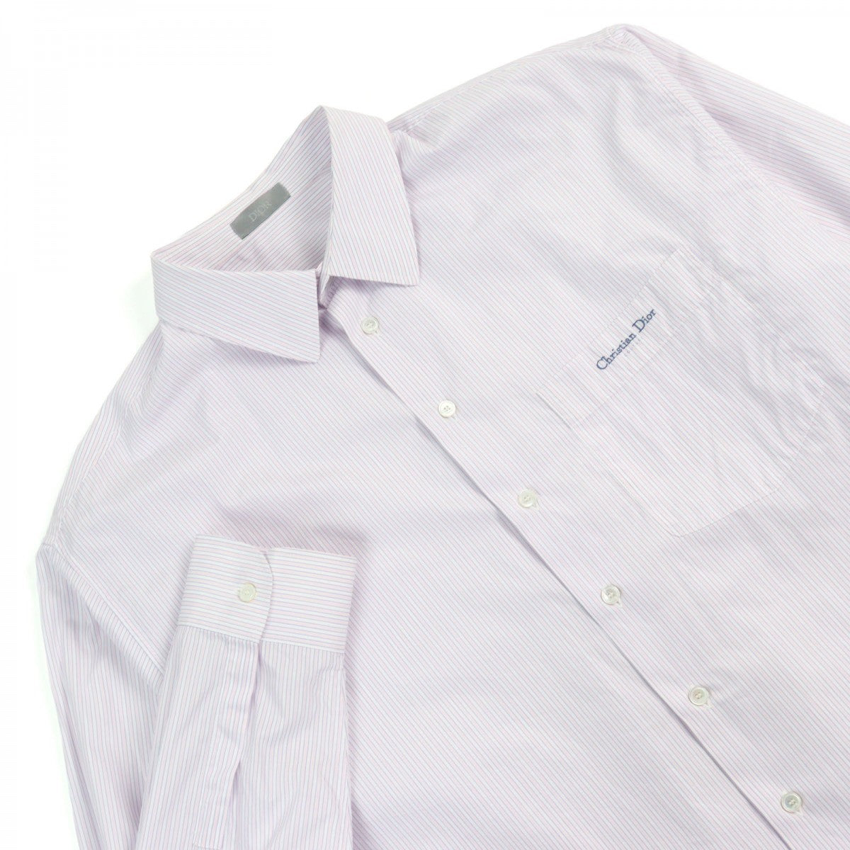 Dior Homme Long Sleeve Shirt 243C551A5658 Cotton Pink Type 39